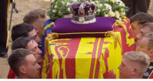 The Queen’s Coffin is Brought to Lie in State at Westminster Hall